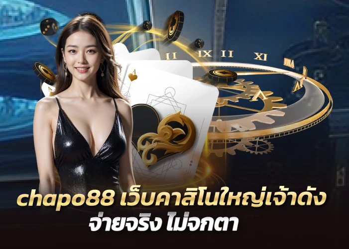 chapo88 เว็บคาสิโนใหญ่เจ้าดัง จ่ายจริง ไม่จกตา